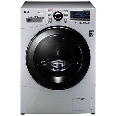 LG F1695RDH Freestanding Washer Dryer, 12kg Wash/8kg Dry Load, A Energy Rating, 1600vrpm Spin, White